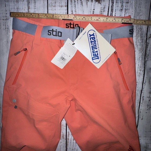 Stio Environ Ski Waterproof Snow Pants Smokey Salmon Women's Sizes Medium $419 - Picture 5 of 7
